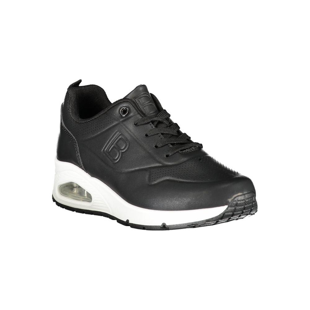 Laura Biagiotti Black Polyester Women Sneaker Laura Biagiotti Dark Slate Gray