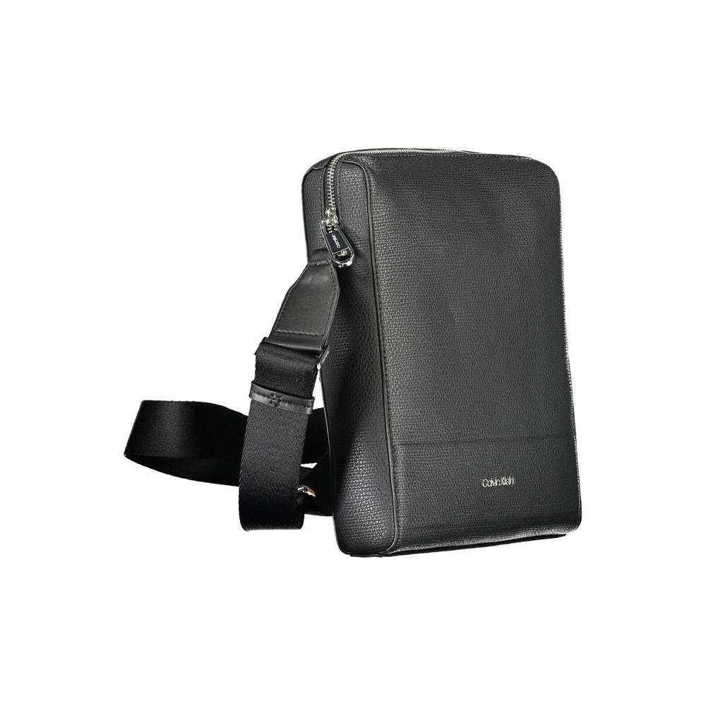 Calvin Klein Black Polyester Mens Shoulder Bag