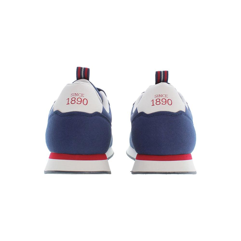 U.S. POLO ASSN. Blue Polyester Men Sneaker