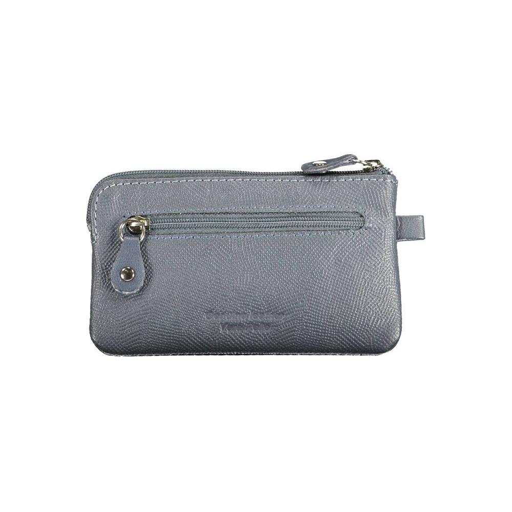 Sergio Tacchini Blue Leather Wallet