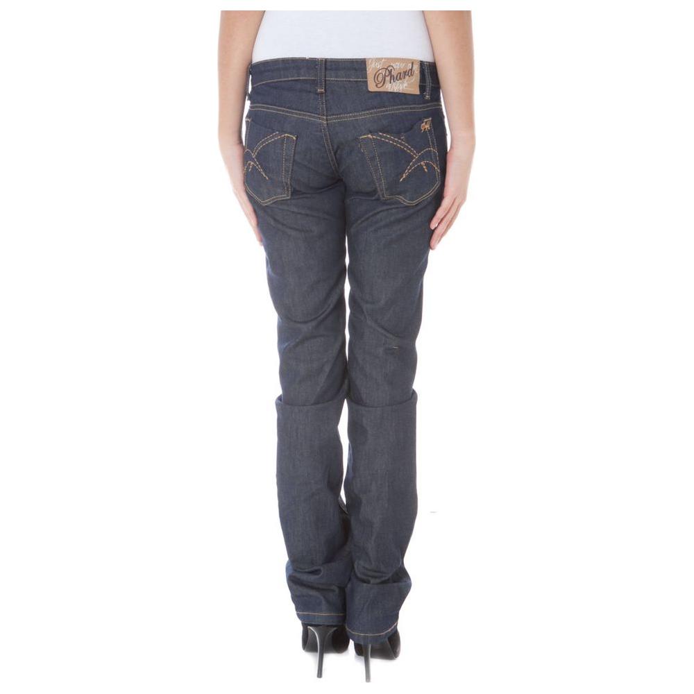 Phard Blue Cotton Jeans & Pant