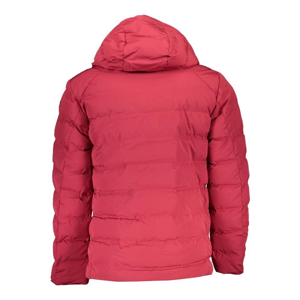 U.S. POLO ASSN. Red Polyamide Men Jacket US-4720-IT56 | 3XL