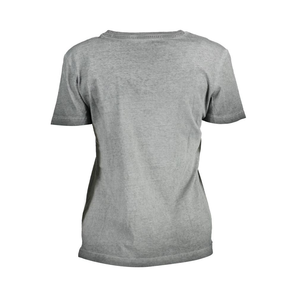 Guess Jeans Black Cotton Women T-Shirt