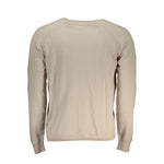 Napapijri Chic Beige Long Sleeve Crew Neck Sweater NA-28535-3XL