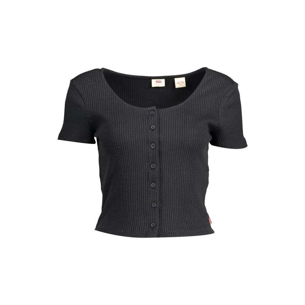 Levi's Black Cotton Women Top