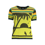 Desigual Yellow Viscose Women Sweater DE-37737-M