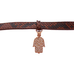 Nialaya CZ Hamsa Eye 18K Gold 925 Silver Bracelet NIA10153-1