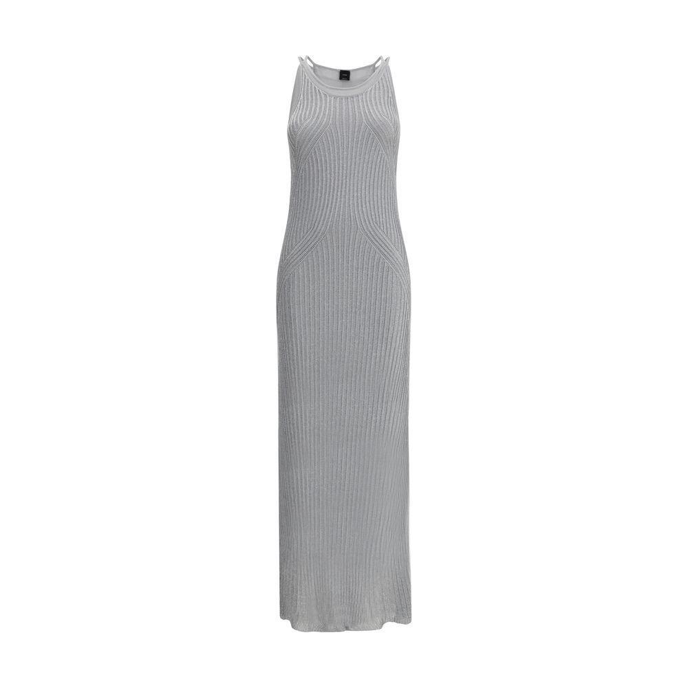 PINKO Metallic knit long Dress PI-105146A2LOI12-M