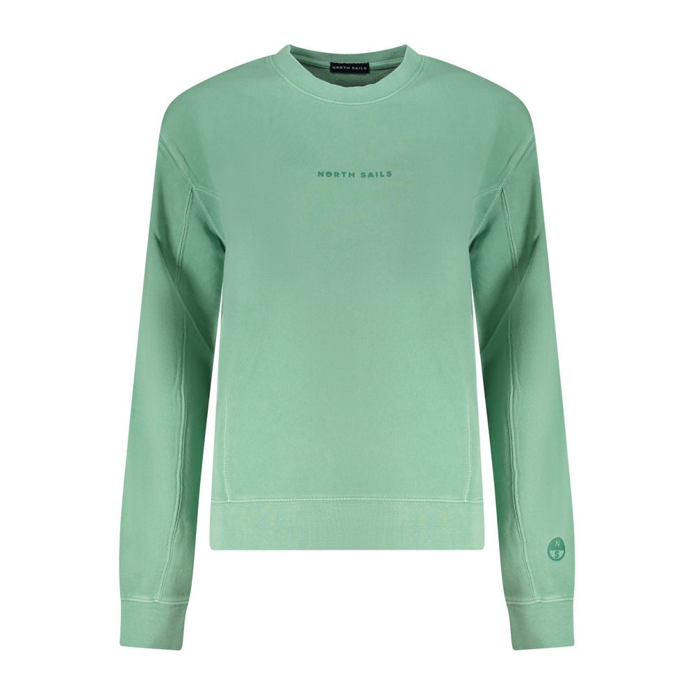North Sails Green Cotton Women Sweater NO-35852-S