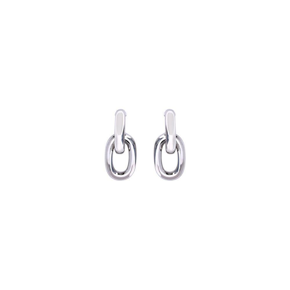Rabanne Double XL Link Earrings RA-20HBB0024MET083P040-ONE SIZE