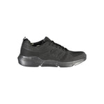 Sergio Tacchini Sleek Black Lace-up Sneakers with Contrast Detailing SE-23681-EU41/US8