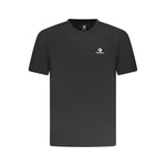 Converse Black Cotton Men T-Shirt CO-38356-XXL