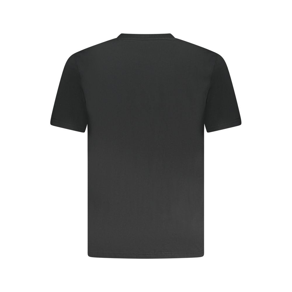 Converse Black Cotton Men T-Shirt CO-38356-XXL