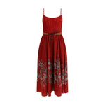 Zimmermann Rhiannon midi Dress ZI-4225DSS251REDMULPAI-1