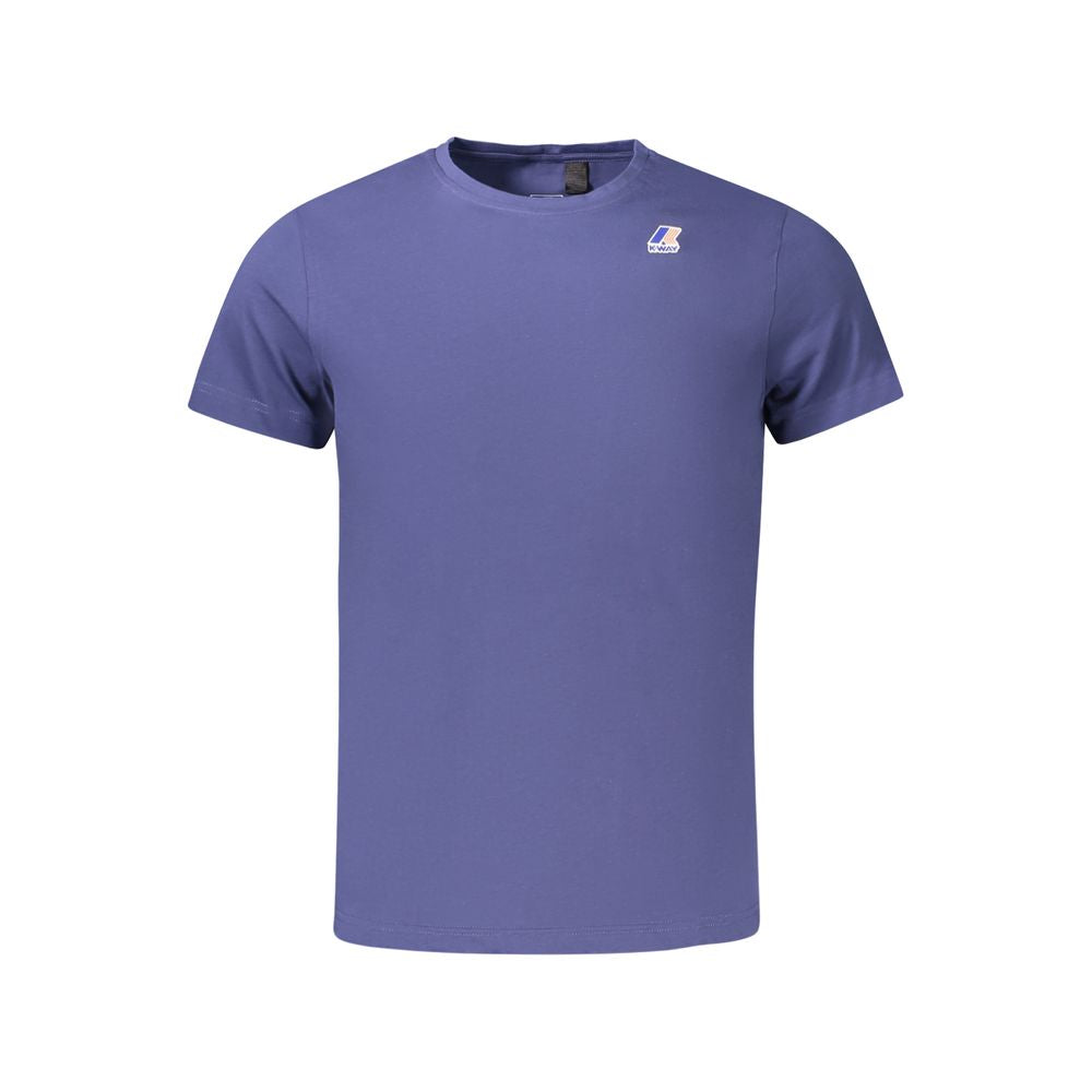K-WAY Blue Cotton Men T-Shirt KW-38793-S