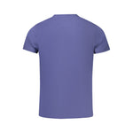 K-WAY Blue Cotton Men T-Shirt KW-38793-S