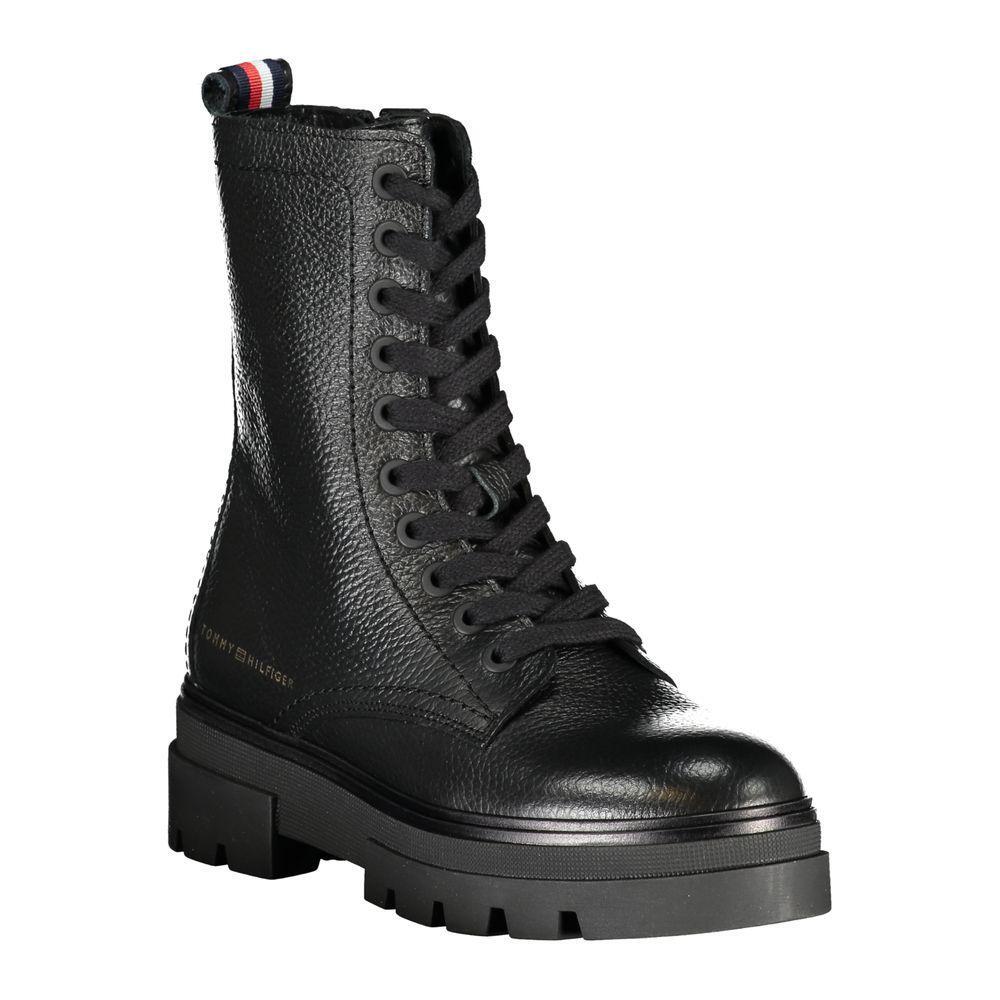 Tommy Hilfiger Black Polyester Boot TO-25015-EU36/US6