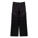 Tom Ford Black Viscose Cargo Pant TO-9309676-IT38|XS