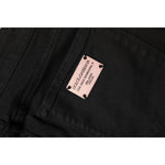 Dolce & Gabbana Black Cotton Skinny Mid Waist Denim Jeans PAN75945-38
