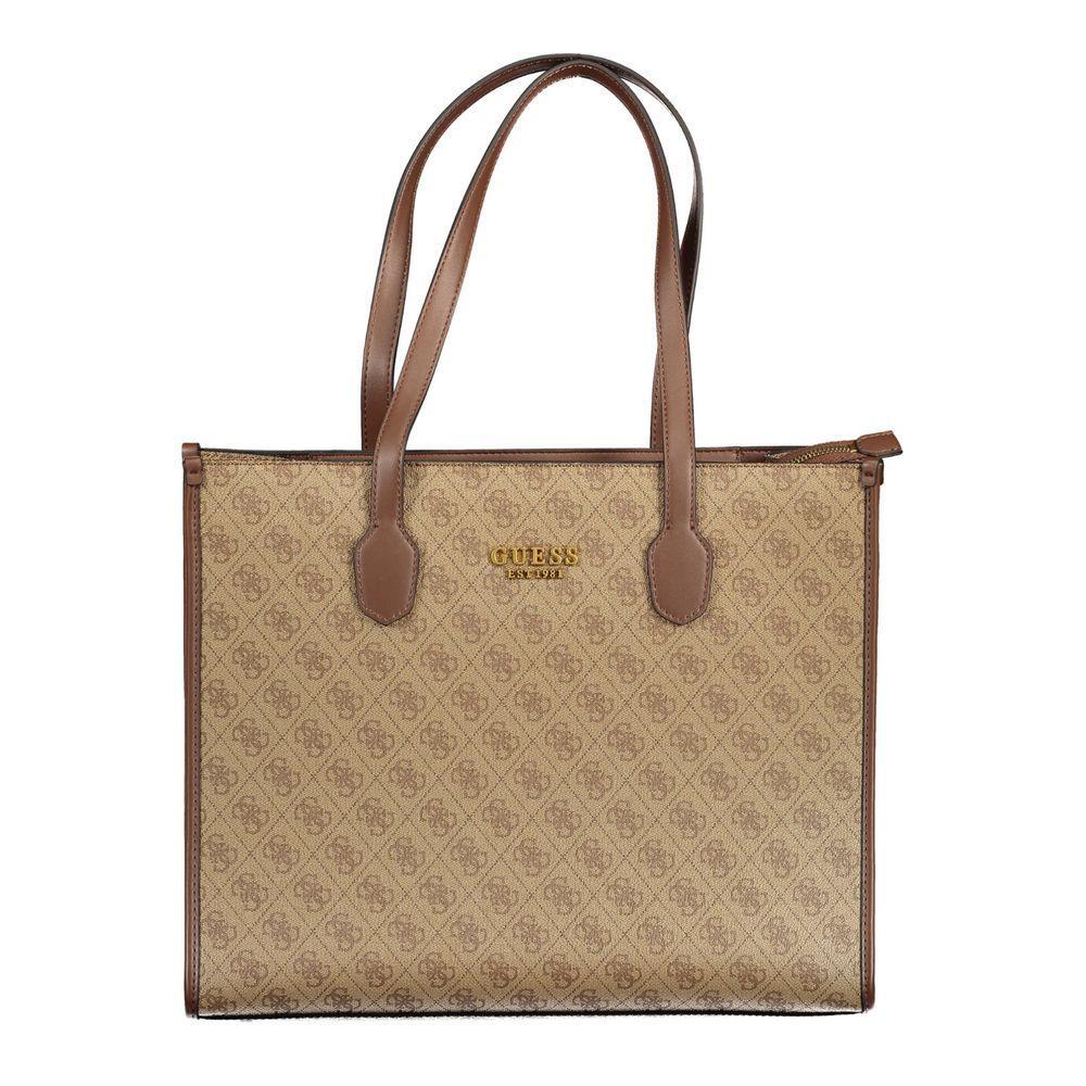Guess Jeans Beige Polyethylene Handbag GU-17376