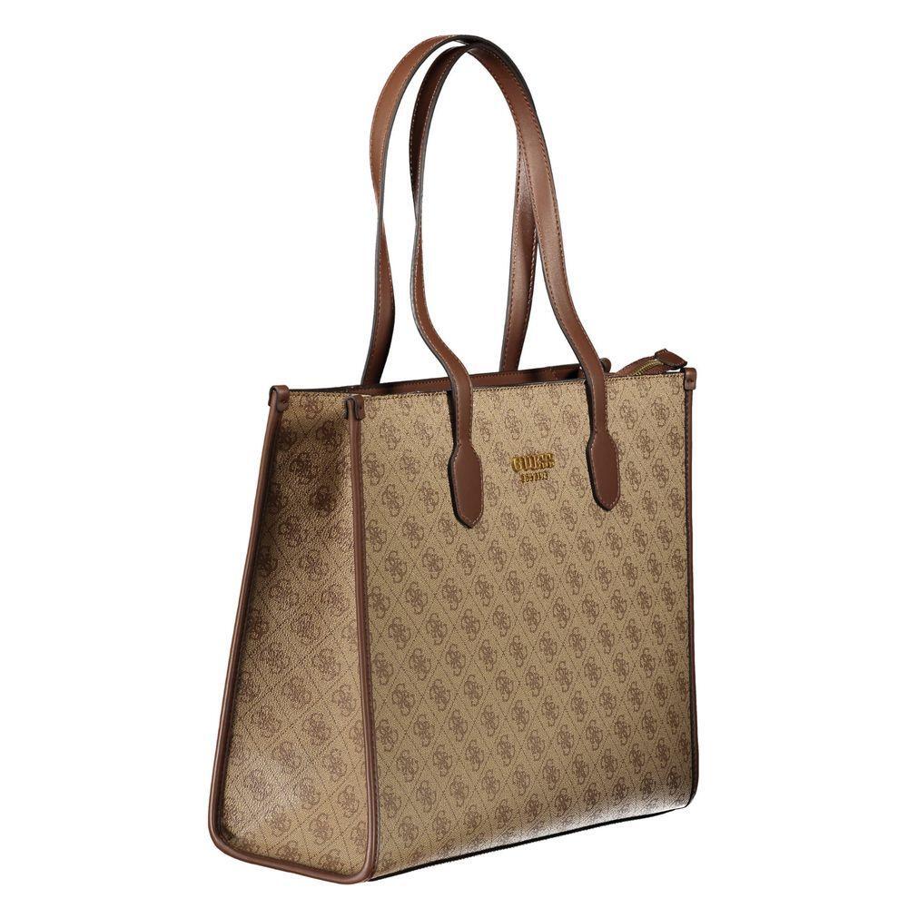 Guess Jeans Beige Polyethylene Handbag GU-17376