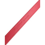 Dolce & Gabbana Red Leather Square Metal Buckle Cintura Belt