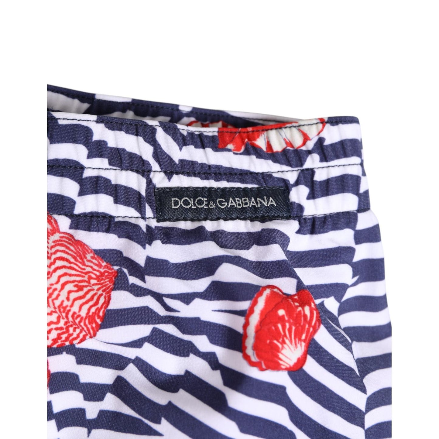 Dolce & Gabbana Multicolor Striped Beachwear Swim Trunk Swimwear