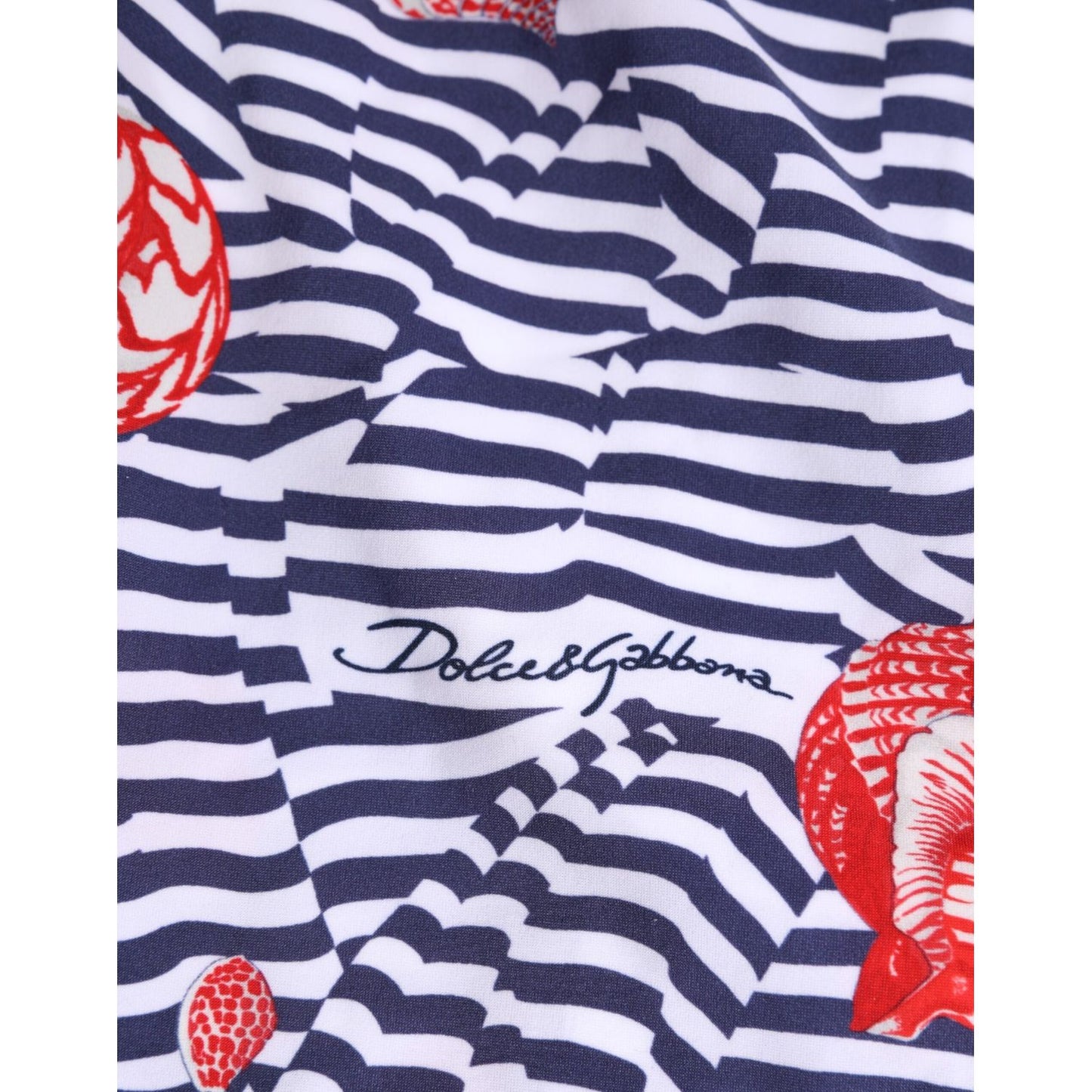 Dolce & Gabbana Multicolor Striped Beachwear Swim Trunk Swimwear