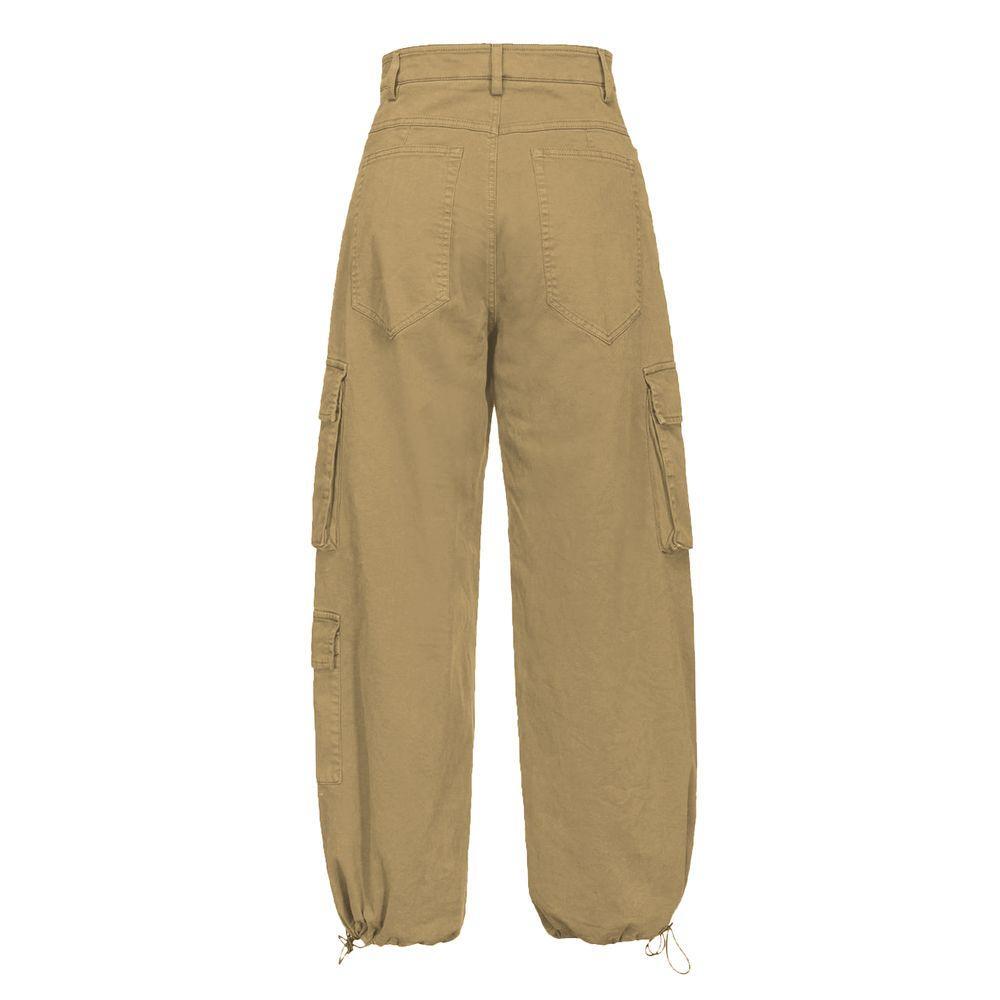 PINKO Beige Cotton Jeans & Pant PI-15086-IT42|M