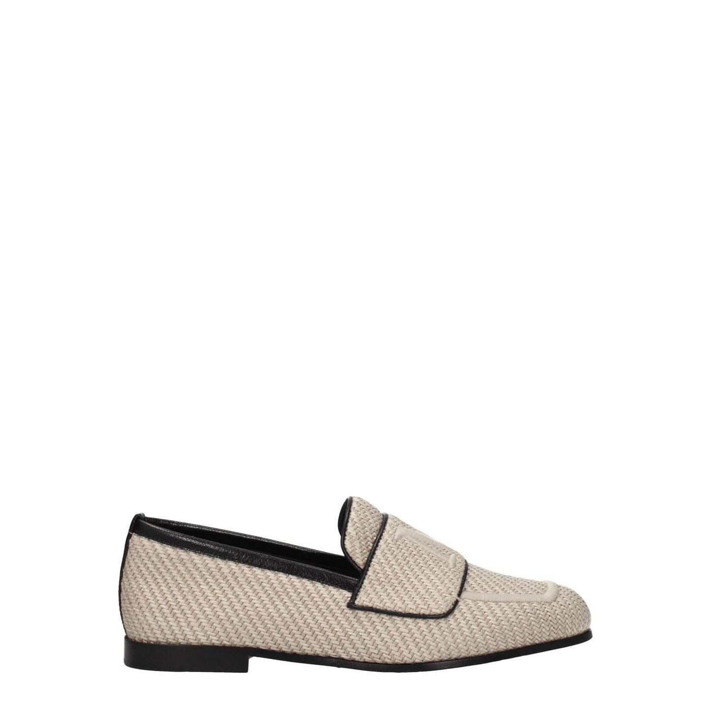 Max Mara Beige Fabric Slip-On Loafers MA-8547354280201-EU36/US6