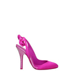 The Attico Pink Satin Stiletto Heels Sandals TH-8547405332745-EU36/US6