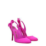 The Attico Pink Satin Stiletto Heels Sandals TH-8547405332745-EU36/US6