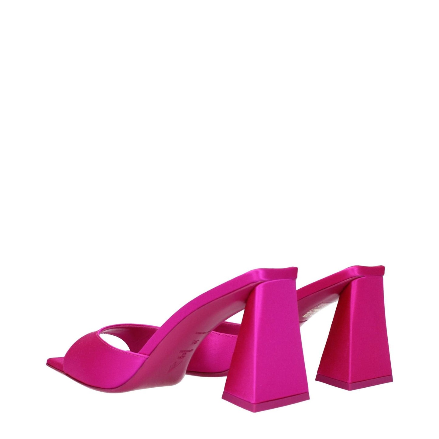 The Attico Pink Satin Stiletto Heels Sandals TH-9333323727113-EU36/US6