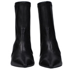 Stuart Weitzman Black Leather Ankle Boots ST-10013699506441-EU37.5/US7.5
