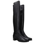 Stuart Weitzman Black Leather Over The Knee ST-15039031935241-EU37.5/US7.5