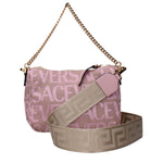 Versace Pink Fabric Handbags VE15211268079881BT