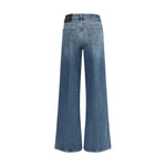 7FOR Lotta Luxe wide leg Jeans FO-7U662A91U7SEA-W25