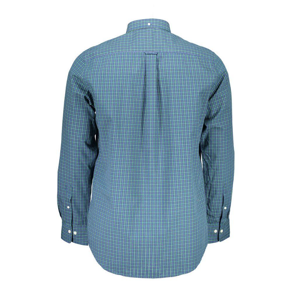 Gant Blue Cotton Shirt GA-6386-S
