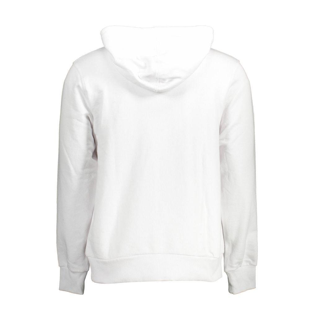 Cavalli Class White Cotton Sweater CA-11068-XXL