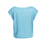Kocca Blue Polyester Tops & T-Shirt KO-12364-XS