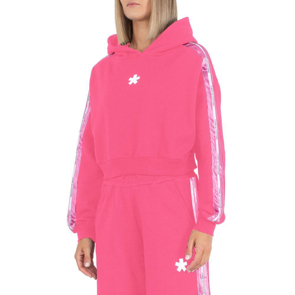 Comme Des Fuckdown Fuchsia Cotton Sweater CO-15818-S