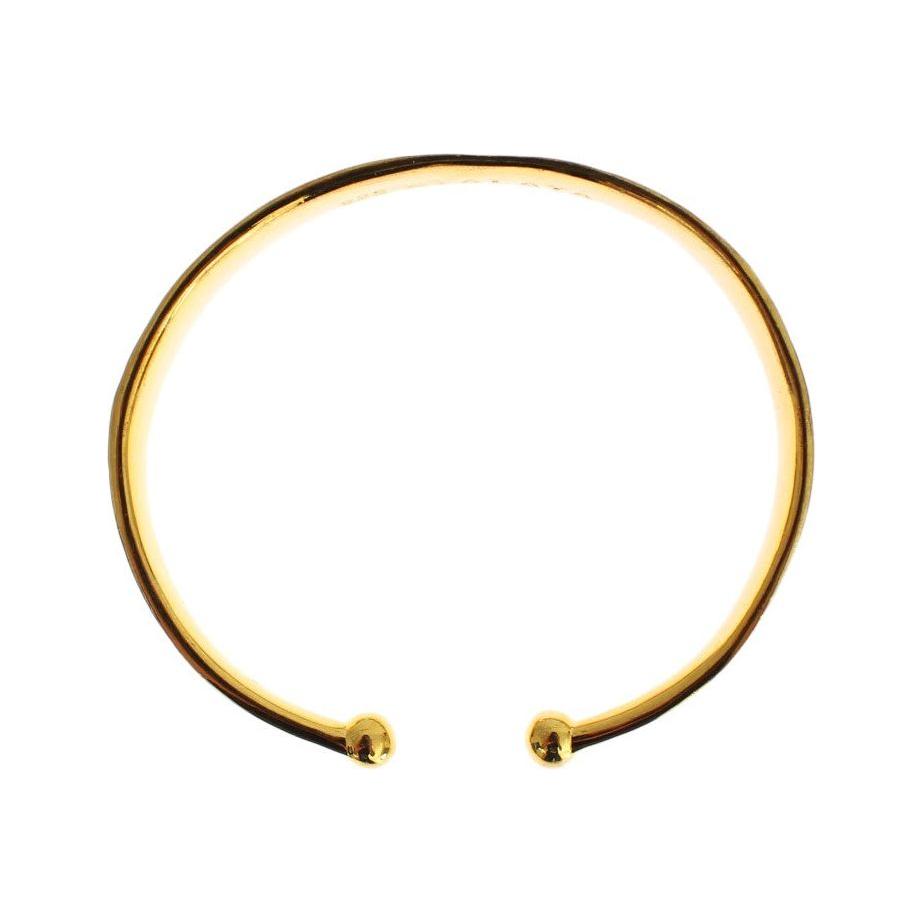 Nialaya CZ Gold Sterling 925 Silver Bangle Bracelet SIG19039-1