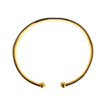 Nialaya CZ Gold Sterling 925 Silver Bangle Bracelet SIG19039-1