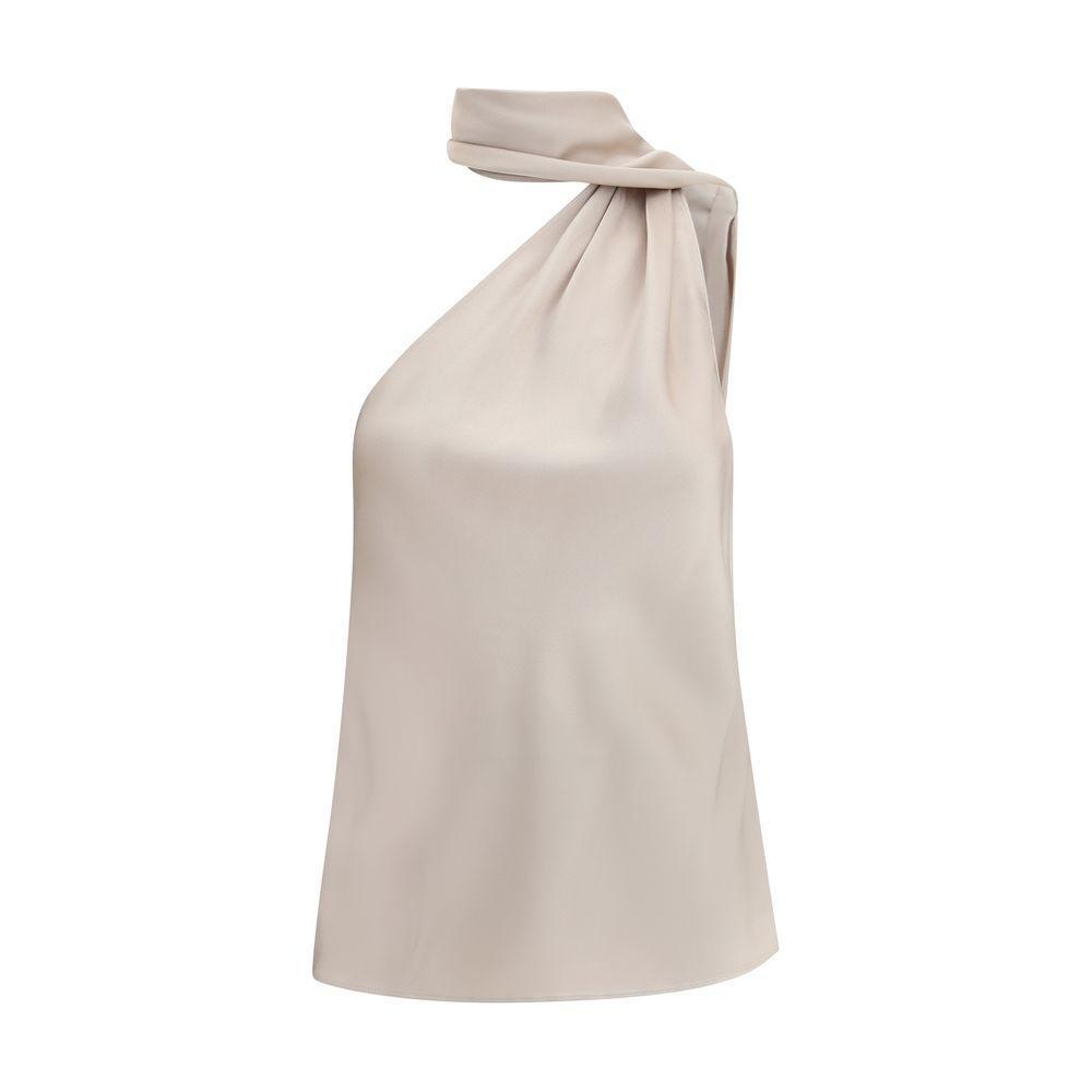 Tom Ford One Shoulder silk Top TO-TS2104FAX1524IG313-IT40 | M