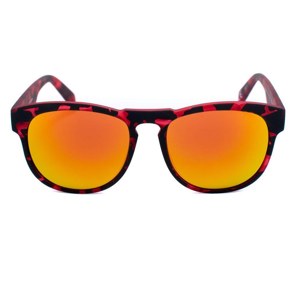 Italia Independent Red Acetate Sunglasses