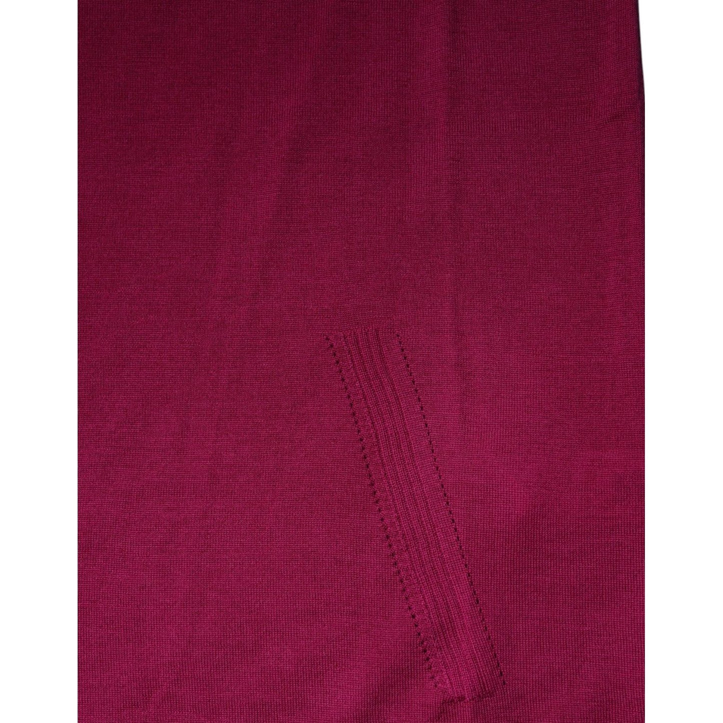 Dolce & Gabbana Fuchsia Wool Long Sleeves Turtleneck Sweater TSH90734-42