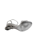 Dolce & Gabbana Silver KEIRA Heels Ankle Strap Sandals Shoes LA12833-35.5
