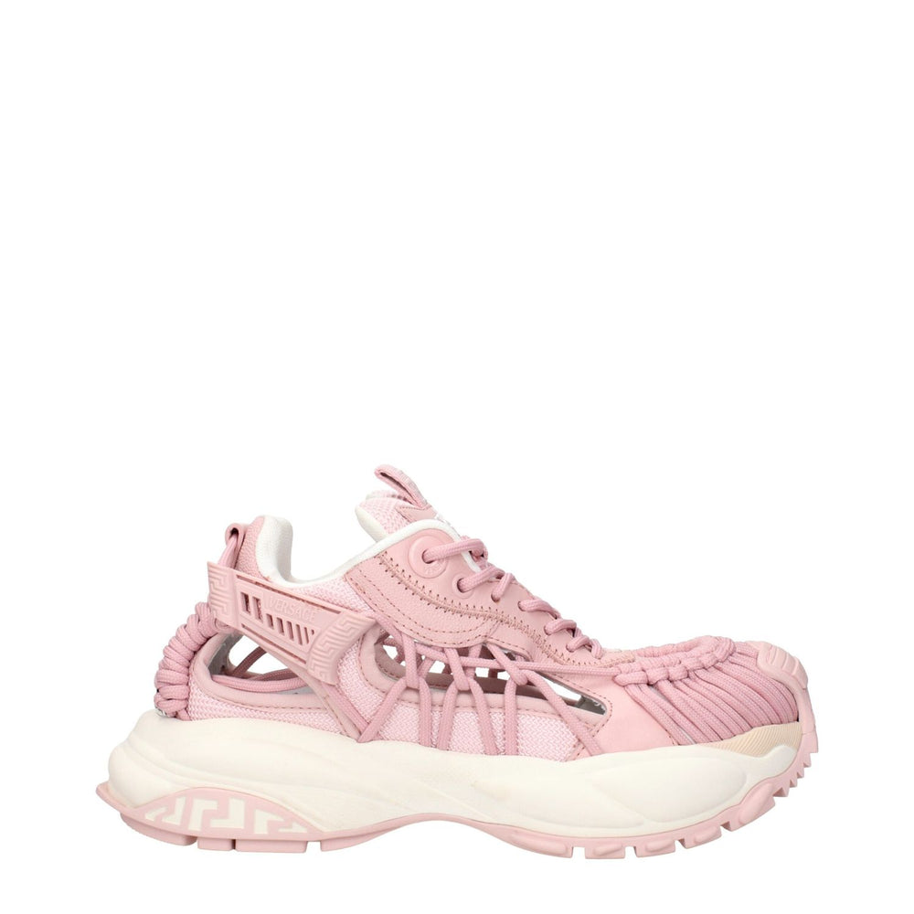 Versace Pink Leather Chunky Sneakers VE-15247744925961-EU36/US6