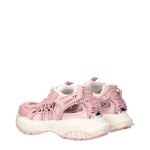 Versace Pink Leather Chunky Sneakers VE-15247744925961-EU36/US6