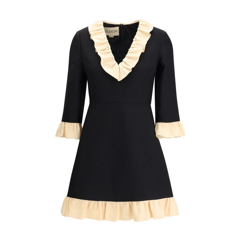 Valentino Wool and silk short Dress VA-7B3VADY01CFTB1-IT42 | L